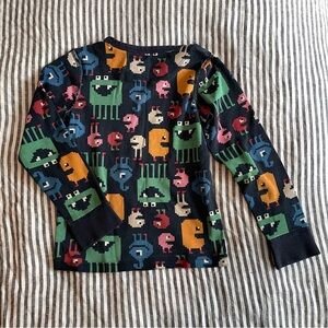 Organic cotton long-sleeve top